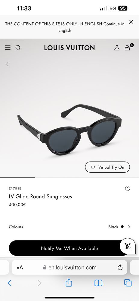 Louis Vuitton слънчеви очила