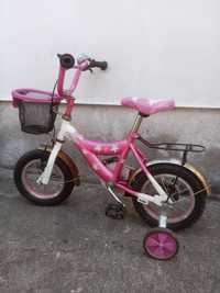 Детски велосипед със помощни колела Барби BARBARA 12"