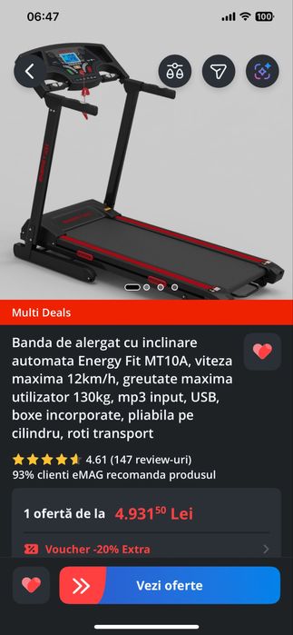 Banda de alergat ENERGY FIT