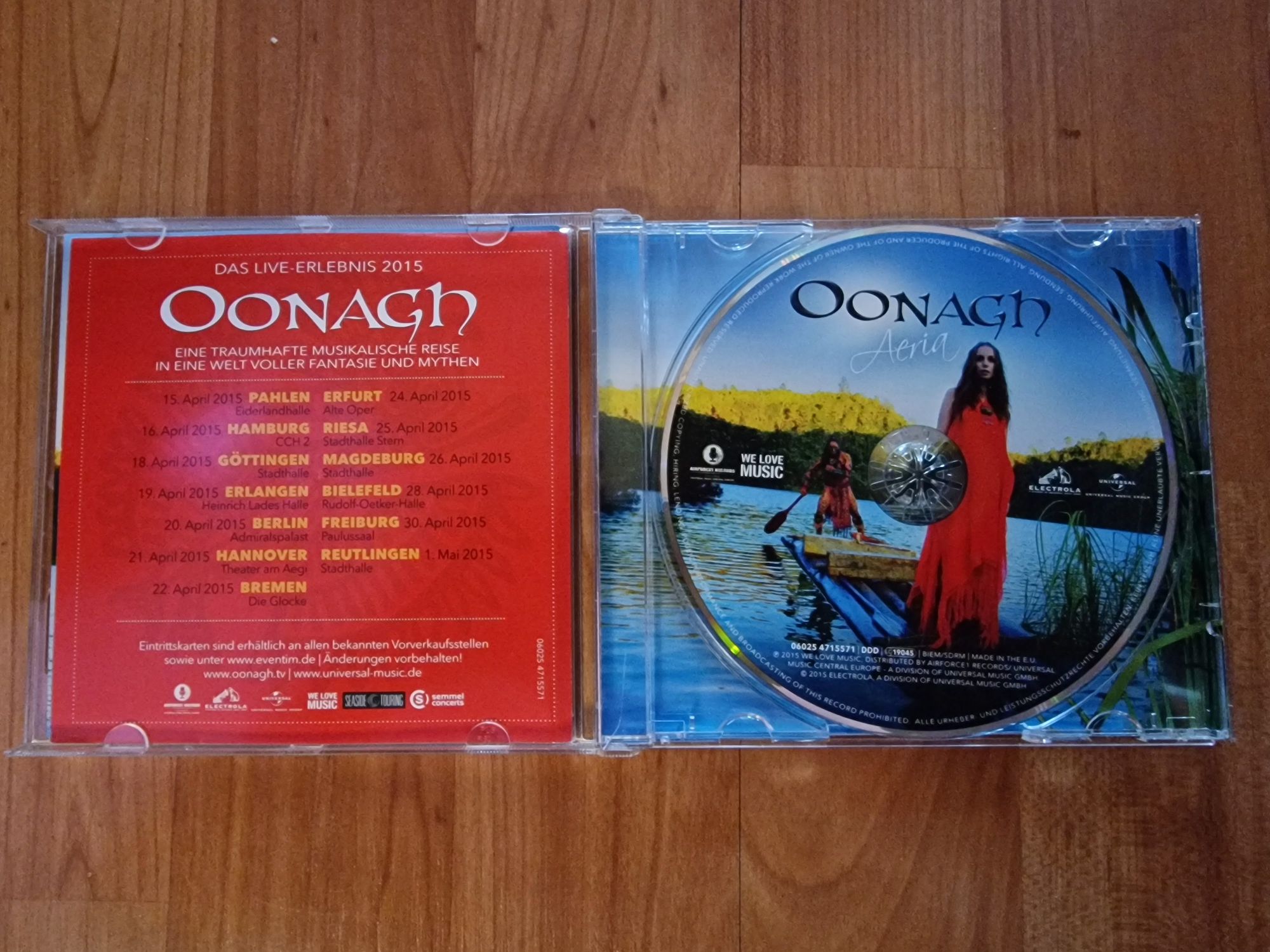 CD Muzica : Oonagh - Aeria (2015)