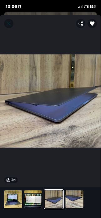 Macbook pro 2019 13-inch 8/128 masla xolatda