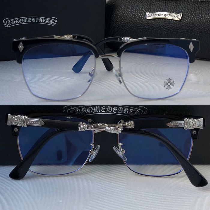 Chrome Hearts Ochelari pentru calculator ochelari de soare transparenț