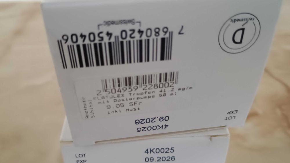 Швейцарски капки  за колики   2 бр.