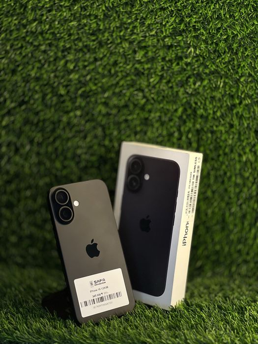 Iphone 16 black 128GB 99% • sapa идеал