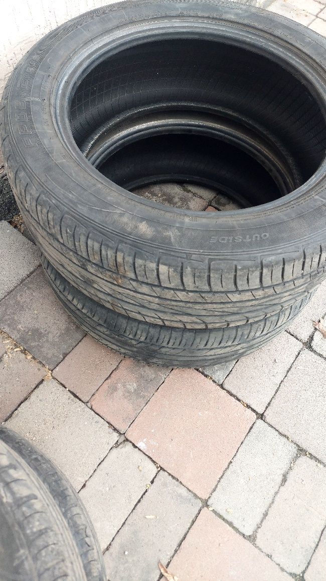 Шины летние б/у 215×55 r17