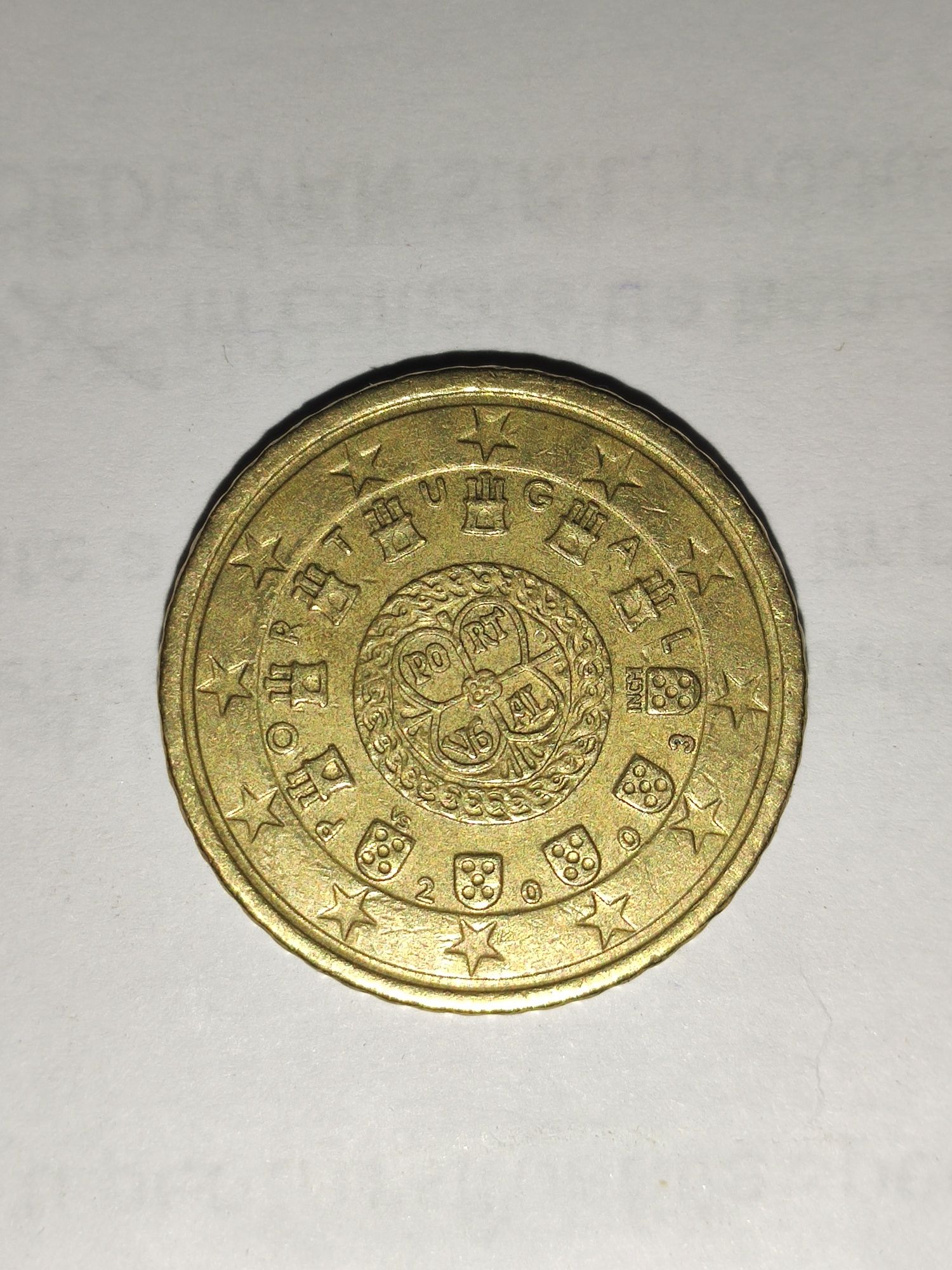 Moneda 50 euro cent Portugalia