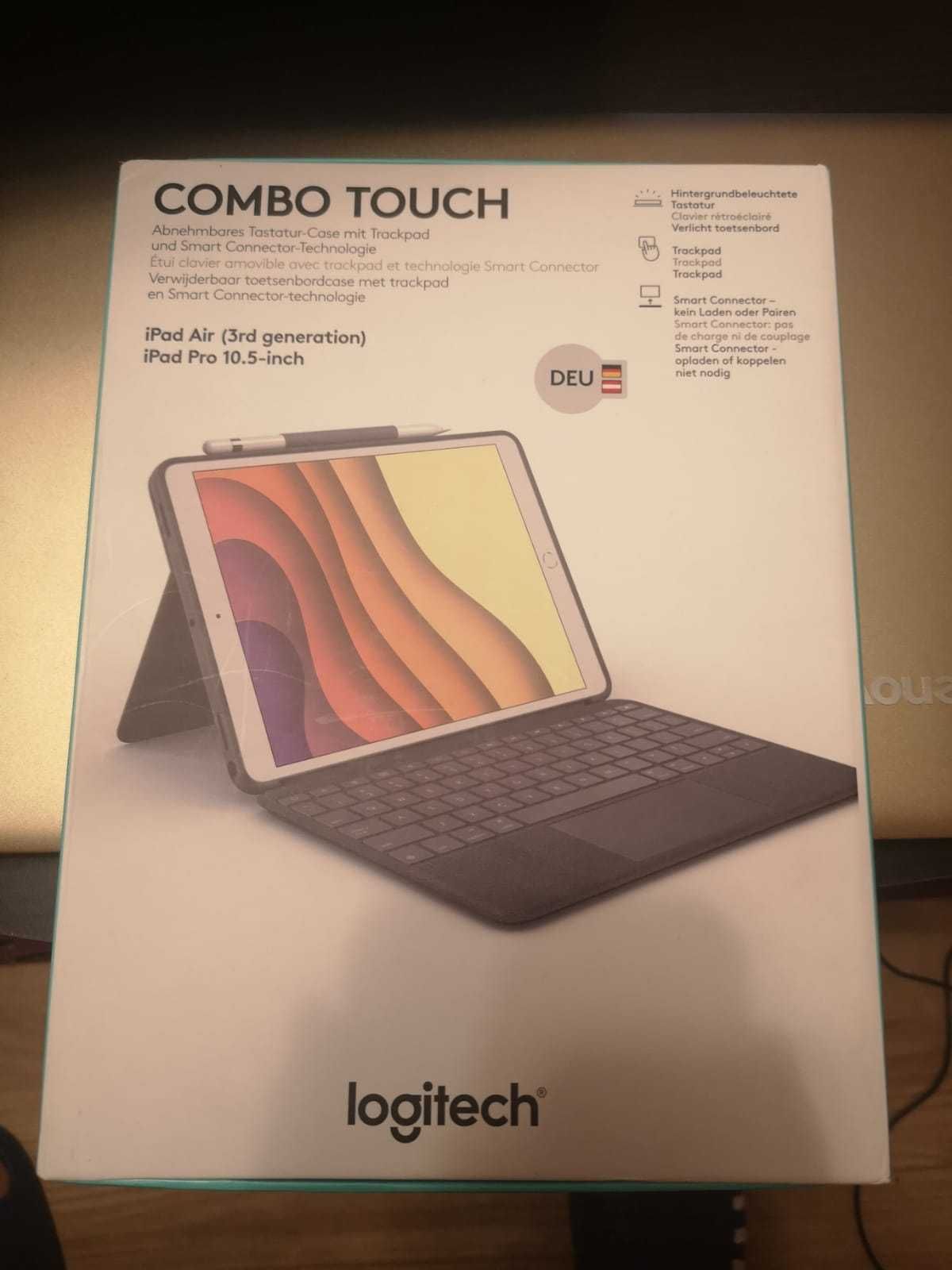 Husa Logitech Combo Touch  iPad Air (gen 3) iPad Pro 10.5-inch  nou