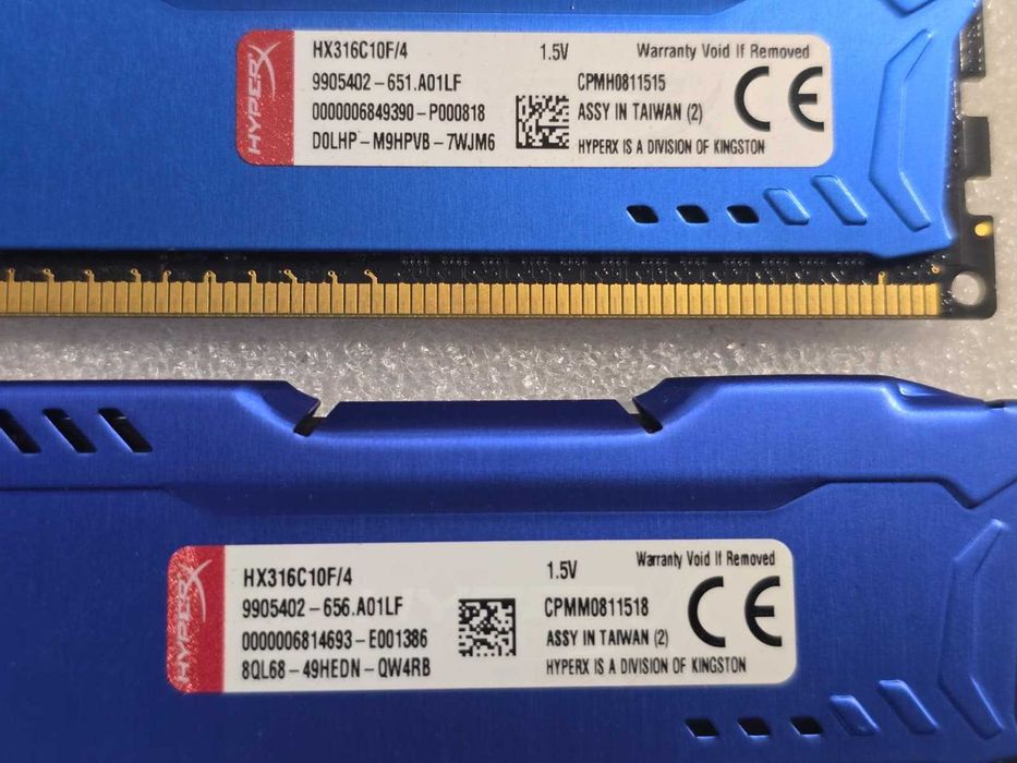 Kit memorie RAM Kingston HyperX FURY 8GB (2 x 4GB) DDR3 1600MHz