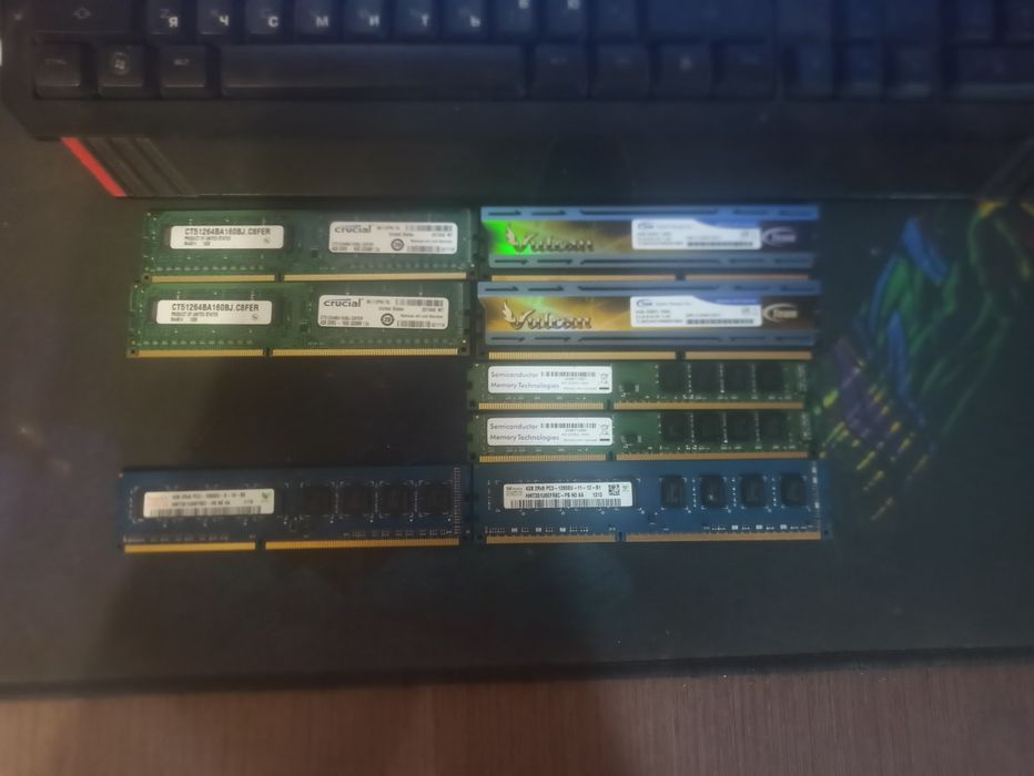 ОЗУ ддр 3 по 4 гига 1600 мигагерц