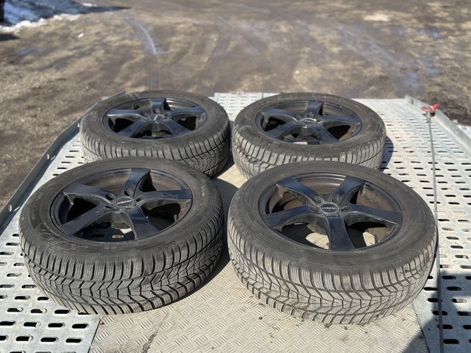 Лети джанти с зимни гуми Hankook 235 55 17 ДОТ 24