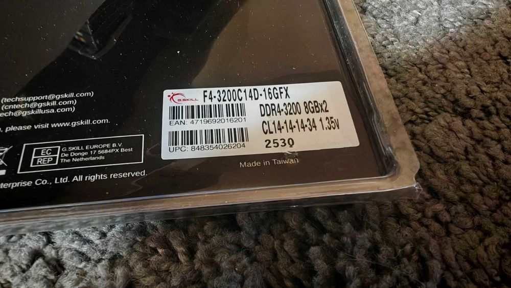 НОВА ! Рам памет G.Skill Flare X 2x8GB 16GB DDR4 3200MHZ CL 14 B-die