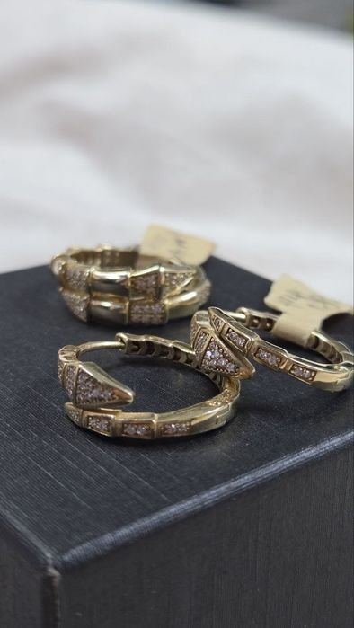 Комплект Bvlgari жёлтое золото ЖанТаС ломбард Астана