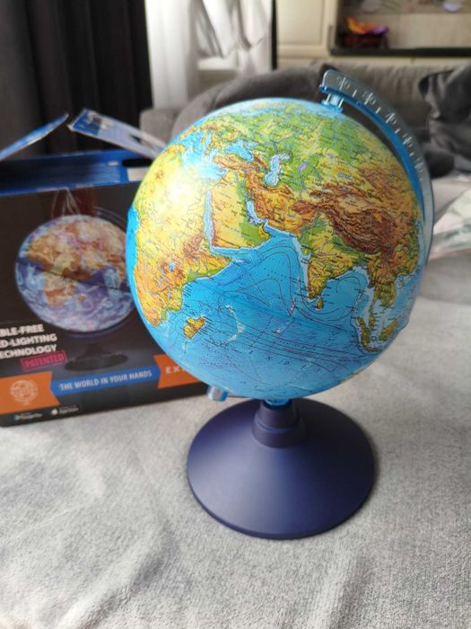 Globus AR iluminat Exerz 21 cm – cu aplicație iOS/Android, fără cablu