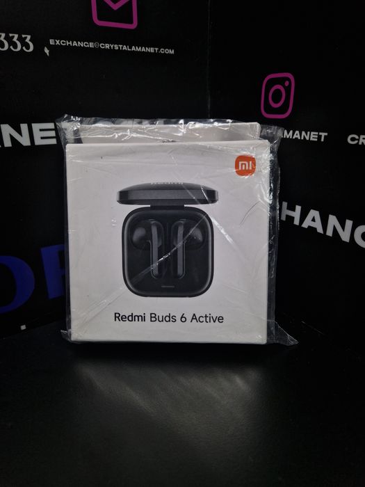 Casti In-Ear Xiaomi Redmi Buds 6 Active - Sigilate / Negru