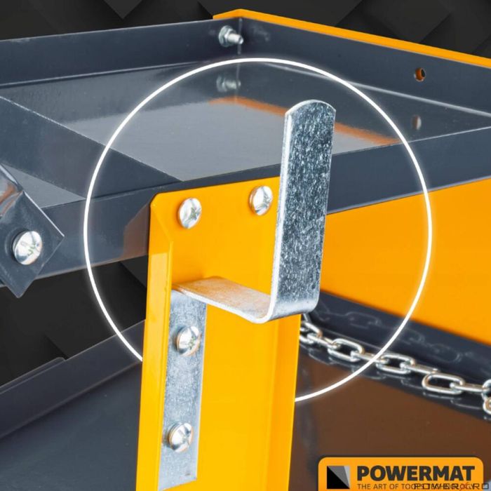 Carucior cu 4 rafturi pentru aparatul de sudura, capacitate maxima 100