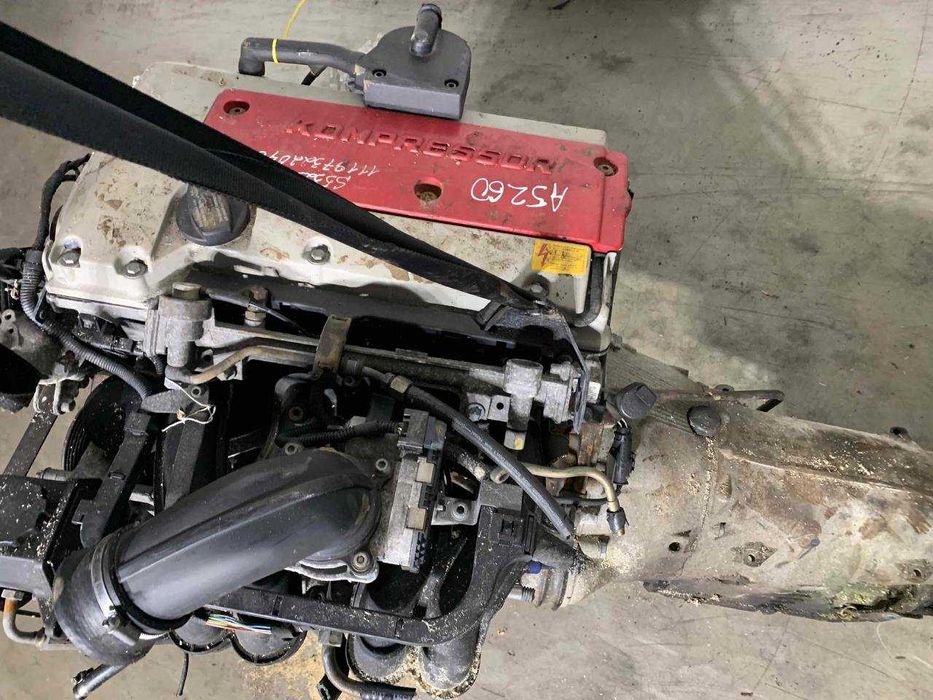 Контрактный двигатель M111 2.3 литра с АКПП на Мерседес CLK 1998