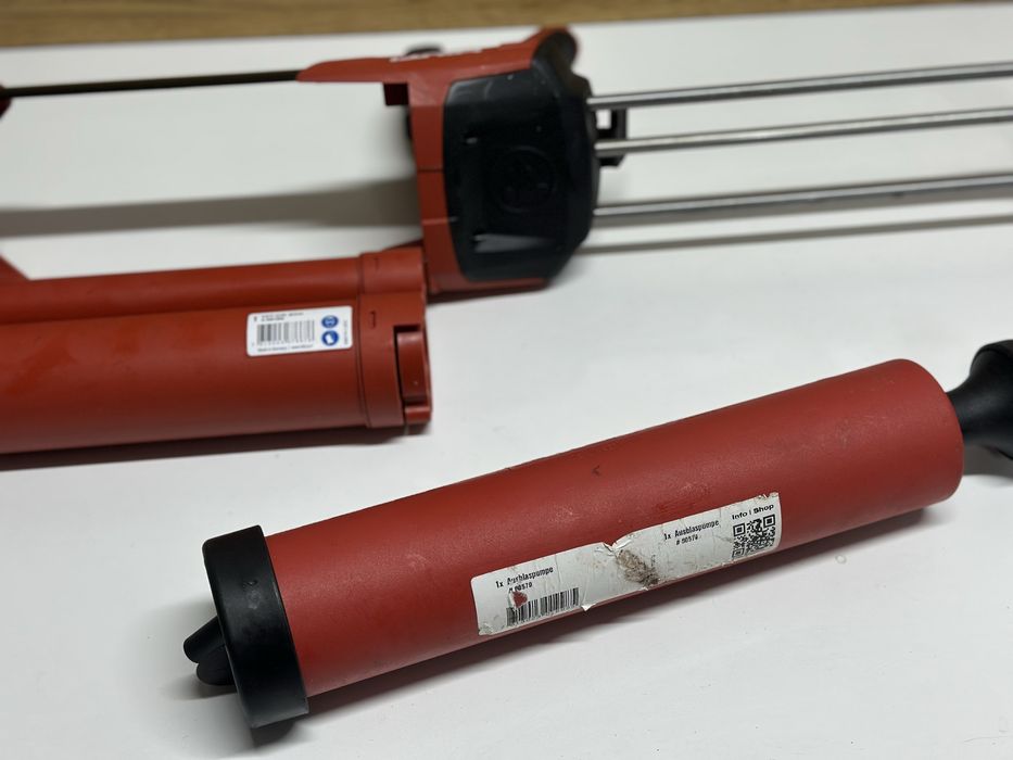 Pistol Ancora Chimica Hilti HDM 500 Pompa Suflat Hilti Impecabile