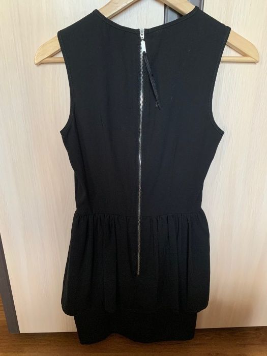 Пола Letoo висока талия М и черна къса рокля за парти 34, като нова