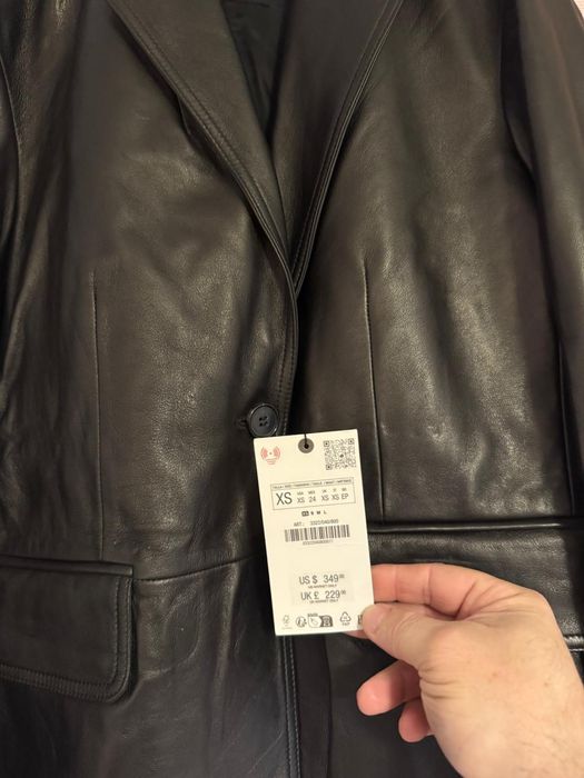 Sacou piele zara XS