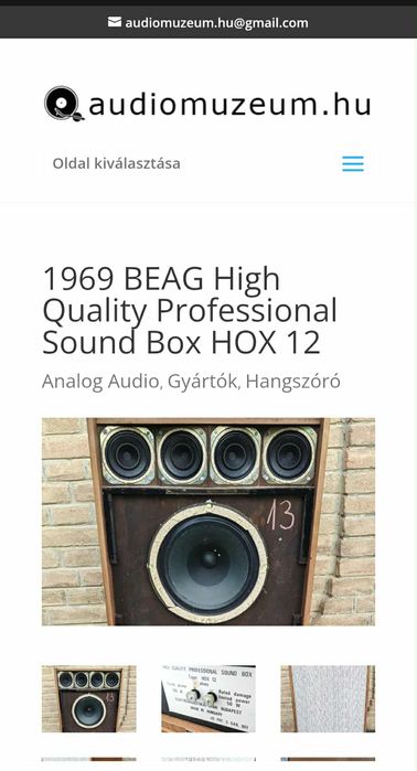 Говорители Beag hx 125 от 1968г.