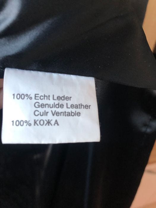 Продавам мъжко дълго кожено яке / манто, размер XXL