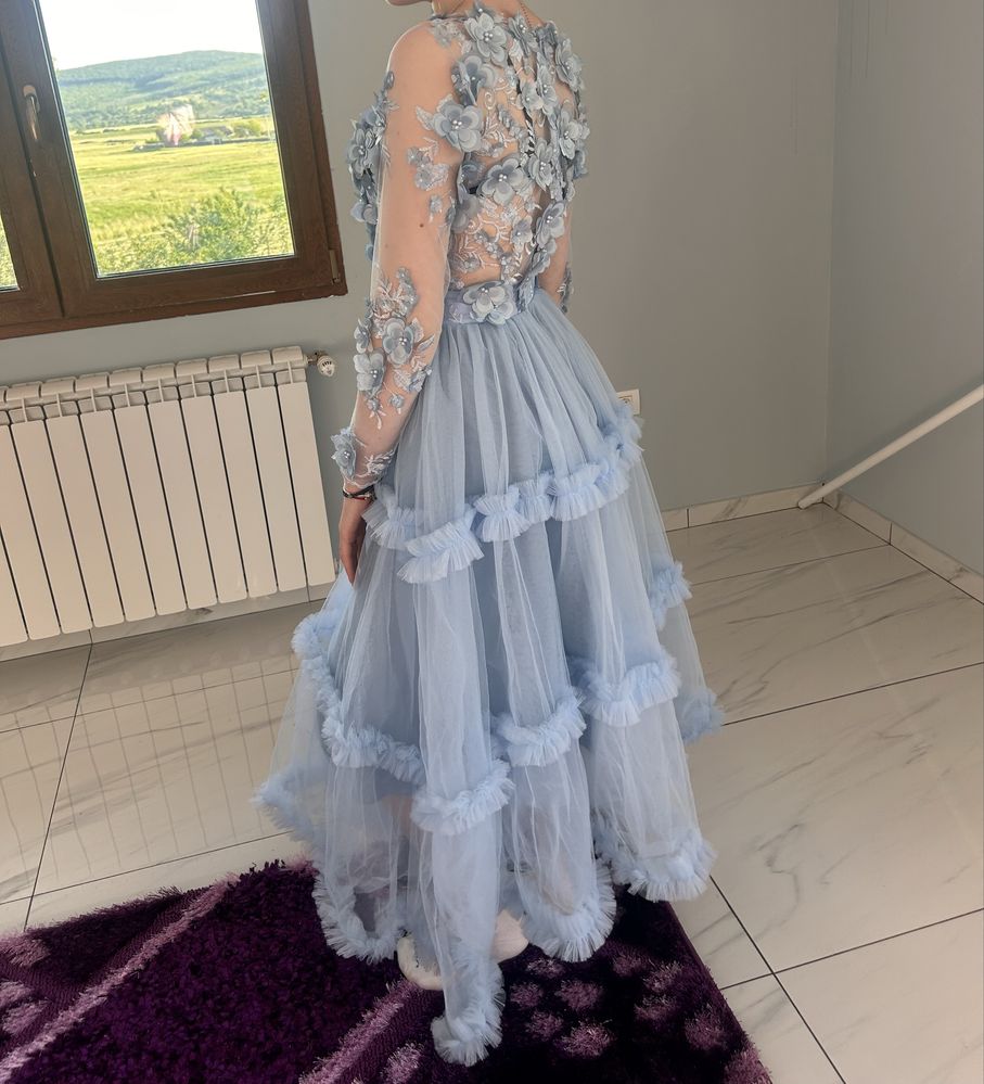 Rochie eleganta baby blue