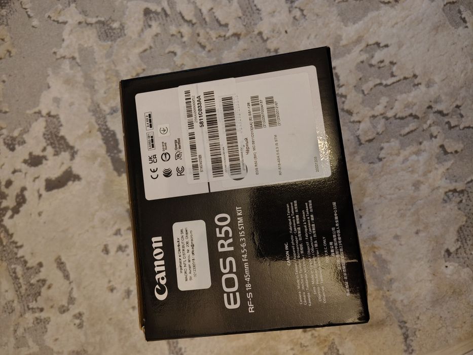 Canon eos 50 kit camera foto.