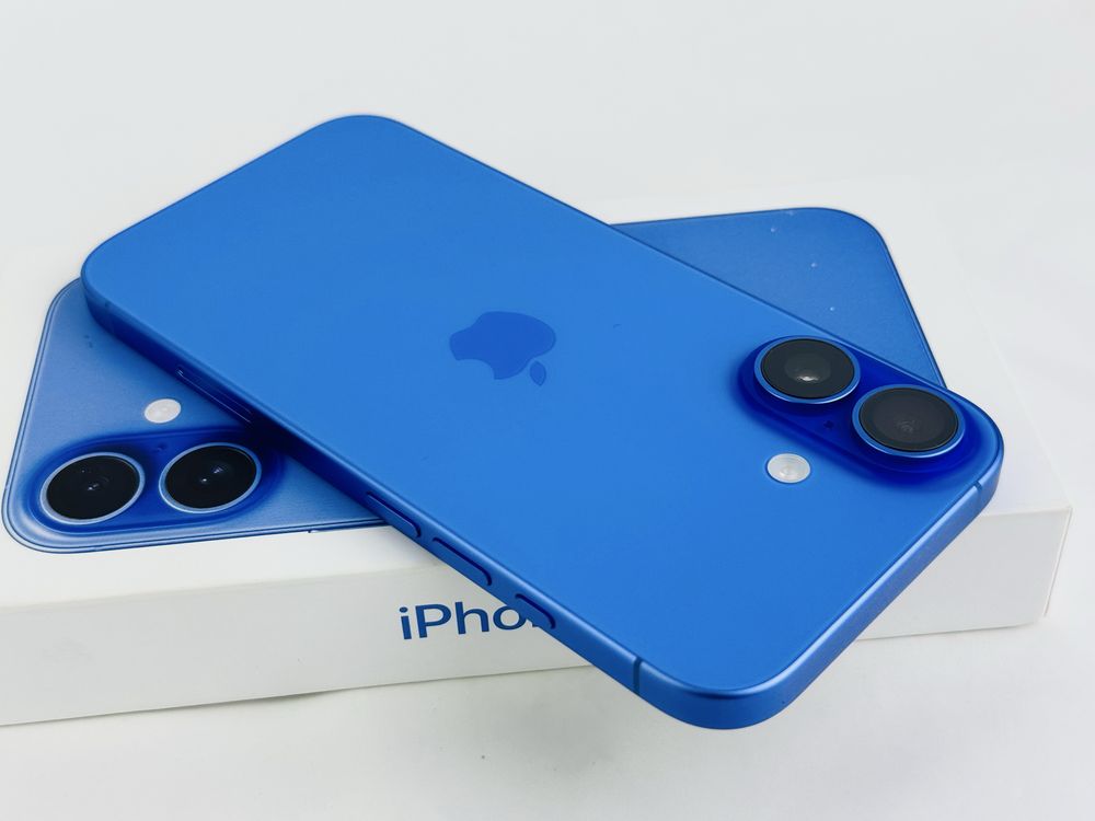 Apple iPhone 16 256GB Ultramarine 100% Батерия! Гаранция!