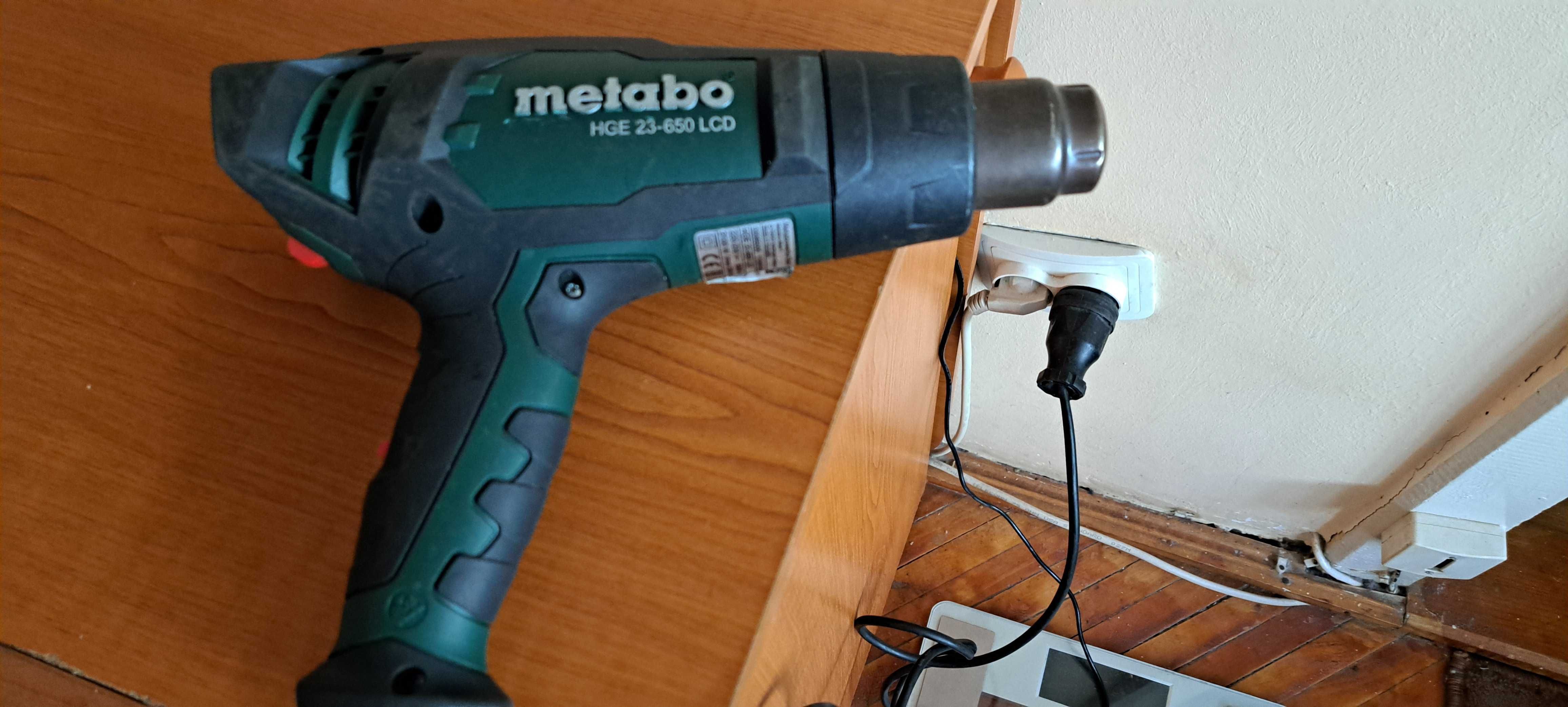 Metabo HGE 23-650 LCD - Suflanta cu aer cald, 2300w, , display digital