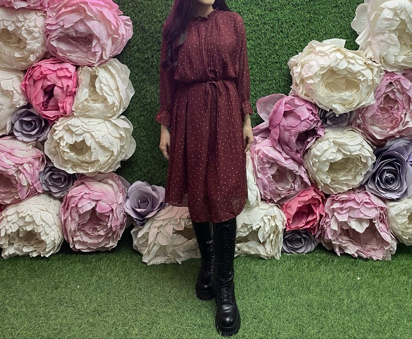 Платья женские бордо