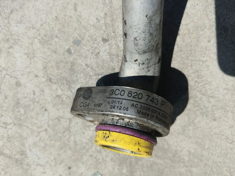 conducta clima ac compresor-calorifer 2.0 tdi bmp vw passat b6 3c0820743p