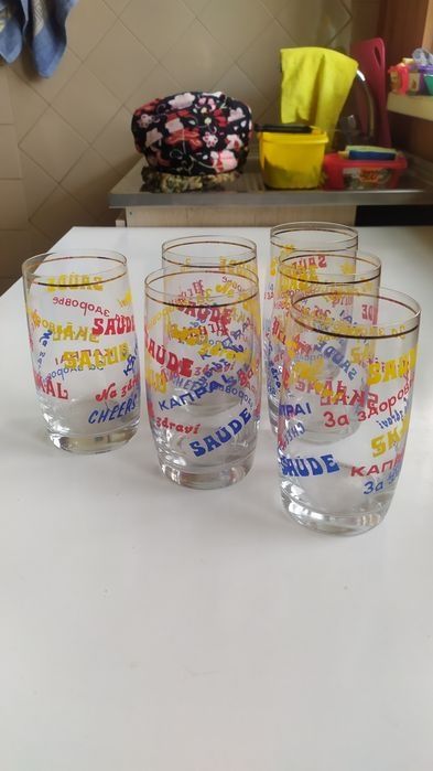 Стаканы богема чехословакия 6шт,400гр