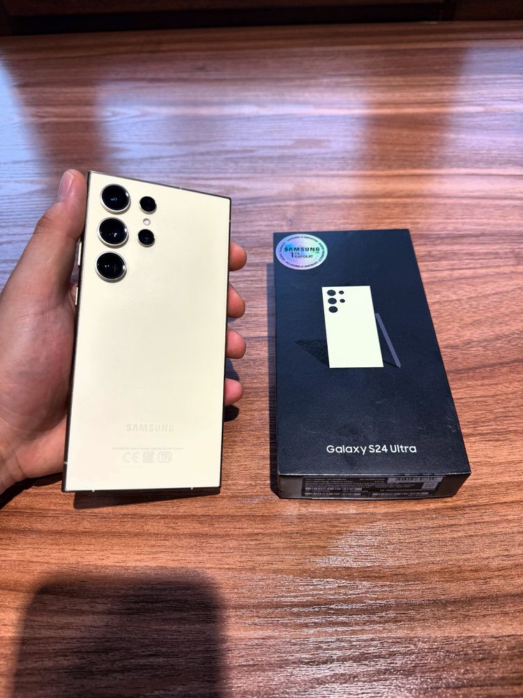 Samsung S24 Ultra 24/512gb Titanium yellow yangidek sotiladi srochno