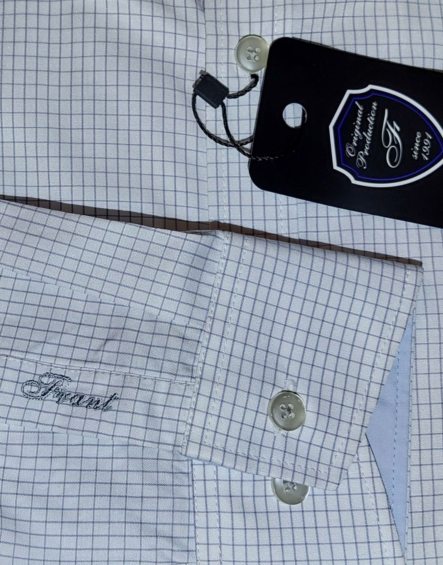 Български мъжки ризи Frant 39/40 М Slim line