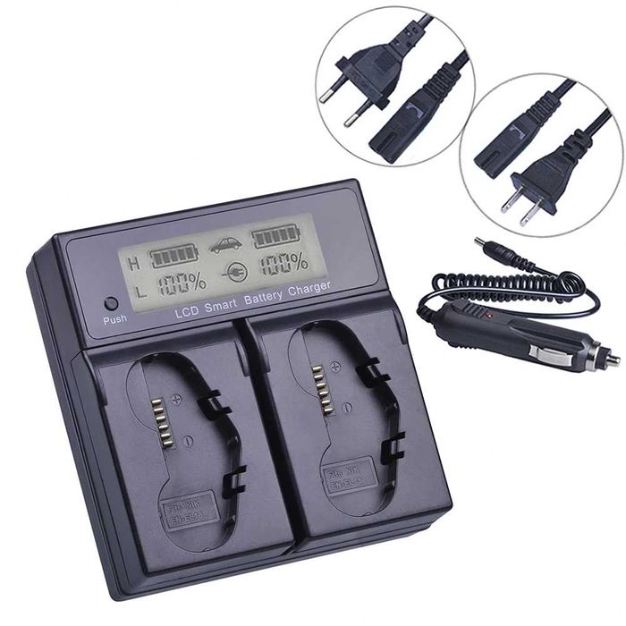 Set 2 acumulatori EN-EL18 + incarcator dublu Nikon D4 D4s D5 D6