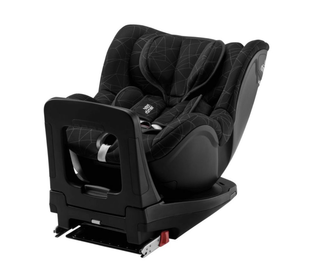 Scaun Auto Britax DualFix I-Size Crystal Black rotatia de 360 de grade