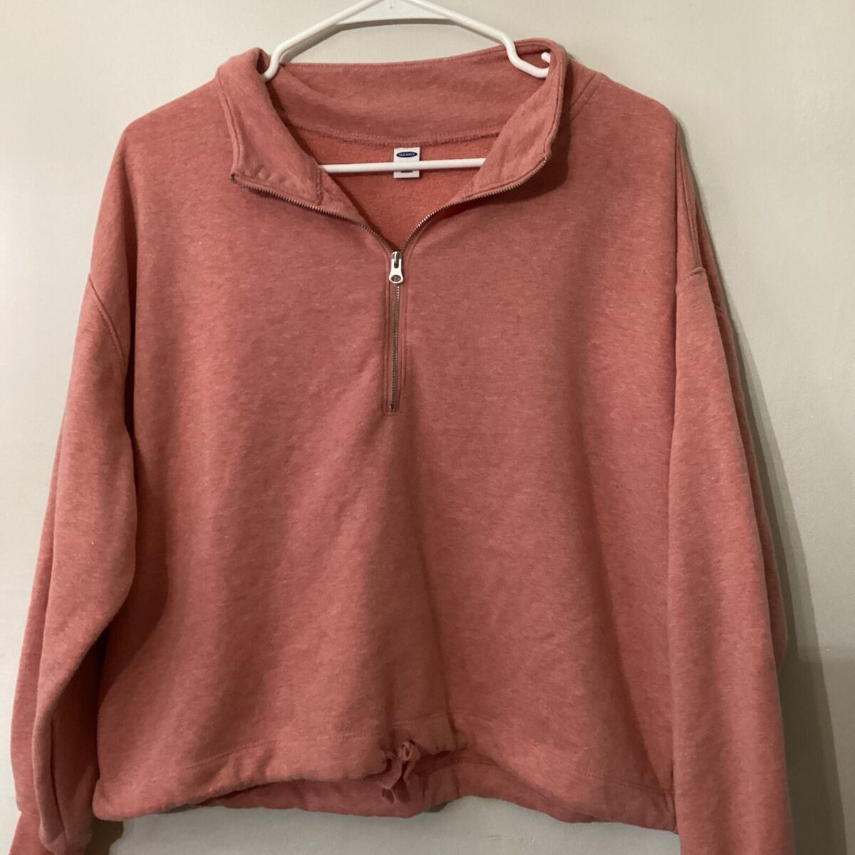 Old navy, оверсайз, укороченны флис кофта свитер