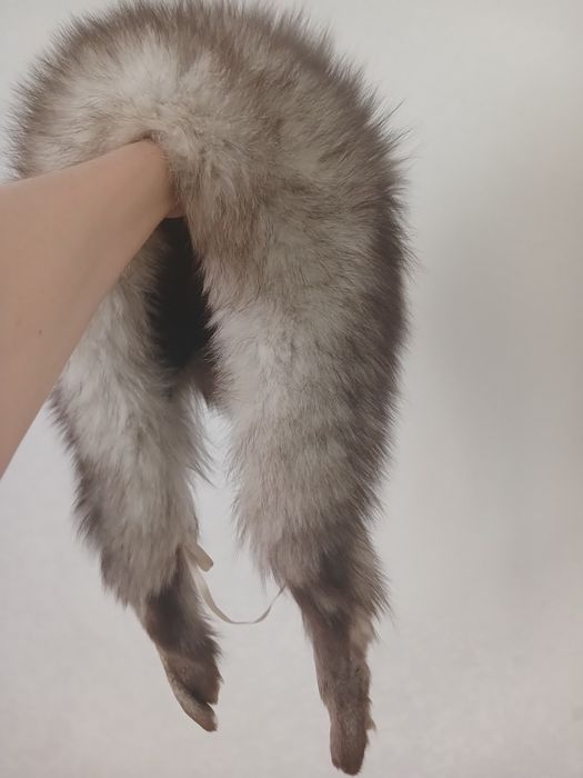 Песцовая шапка детская