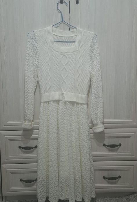 Белое платье Мягкое