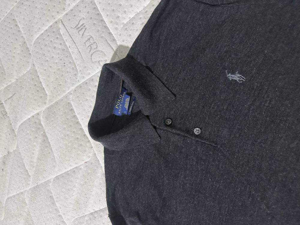 Polo Ralph Lauren Merino Long Sleeve Polo Shirt вълнена поло блуза