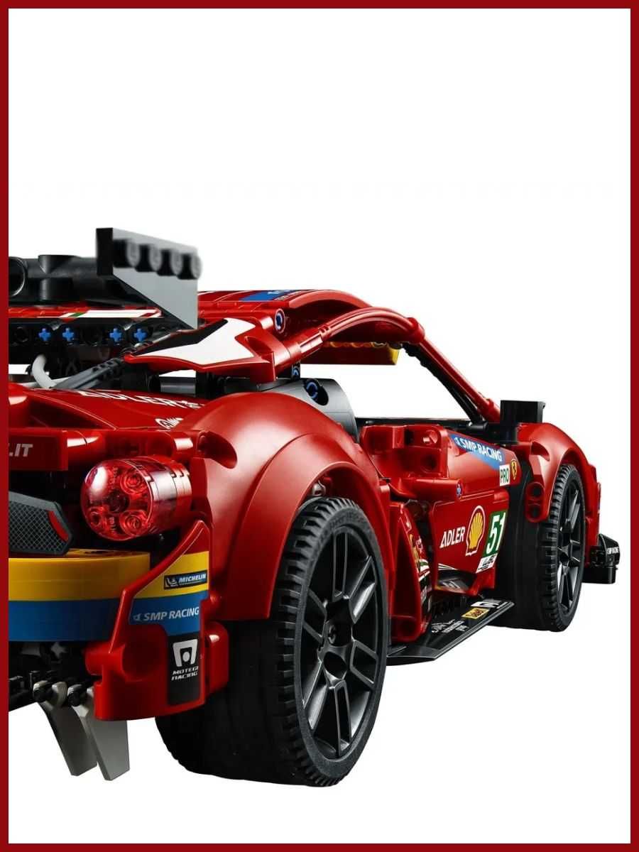 Конструктор TECHNIC Ferrari 488 GTE (1677 дет., Китай)