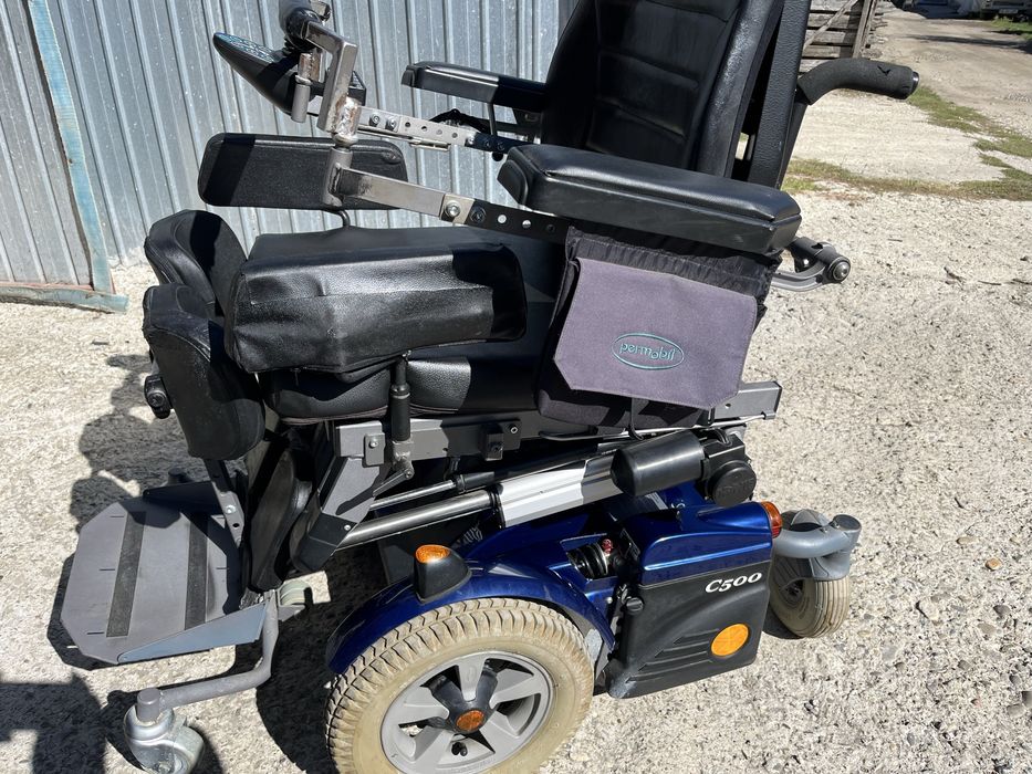 Cărucior electric handicap Permobil C500  cu verticalizare