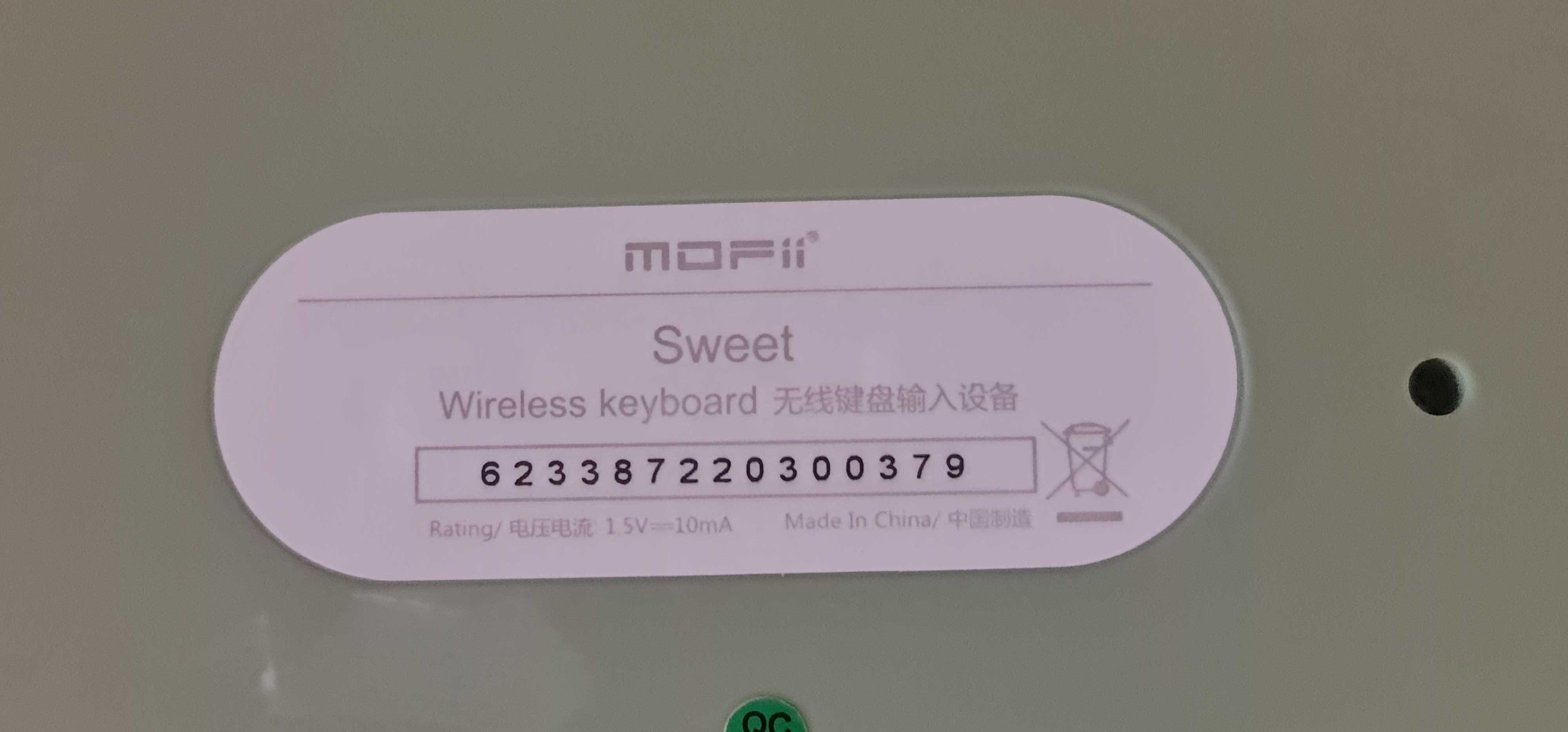 tastatura keyboard wireless MOFII Sweet, 104 taste VERDE , GREEN
