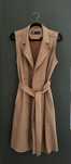 Faux suede waistcoat - Zara, marime S