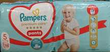 pampers pants premium care # 5
разполагаме с 3 пакета. 52 памперса в