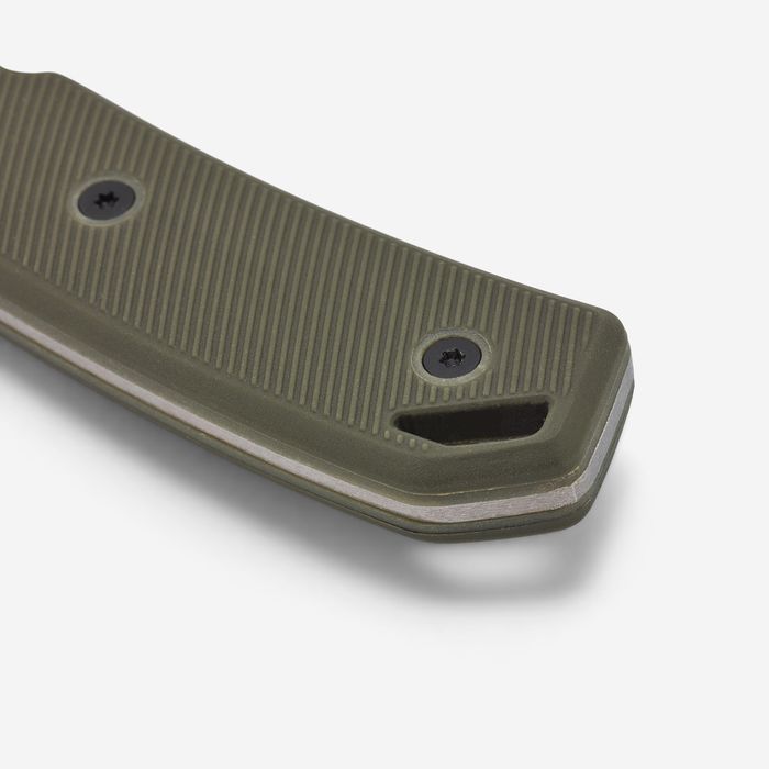 Cuțit fix 9cm Sika 90 Fr Grip kaki - produs resigilat Decathlon