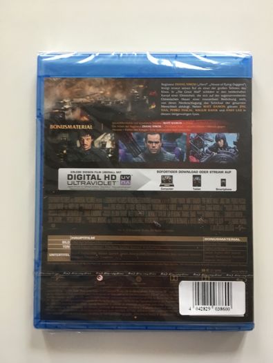 THE GREAT WALL Matt Damon film original Blueray disc DVD engleza