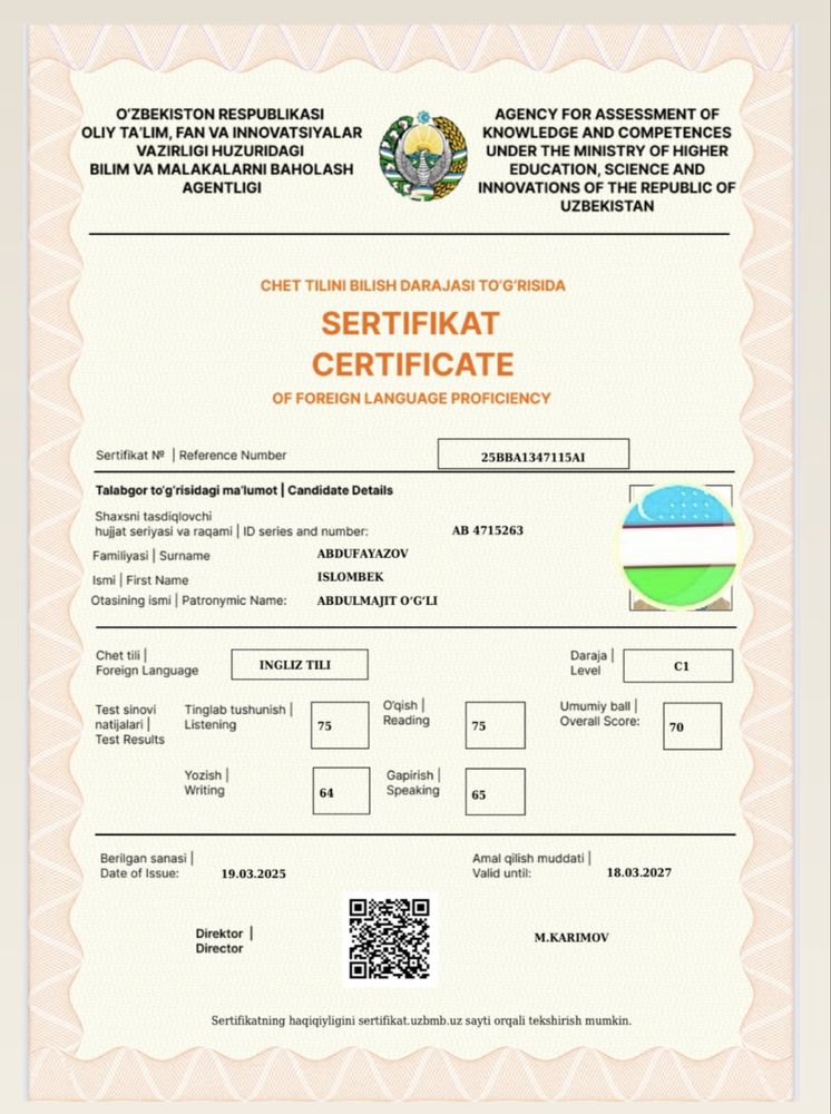 CEFR individual dars