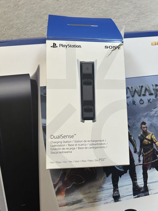 PS5 God of war+joc Spiderman Miles Morales+incarcator pentru controler