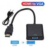 Cablu adaptor HDMI - VGA convertor + cablu audio Laptop XBOX PS3